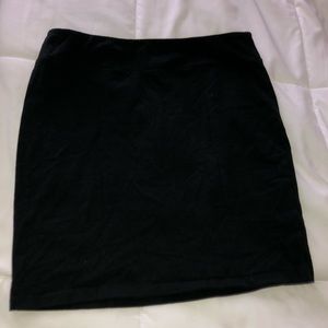 Black pencil skirt
